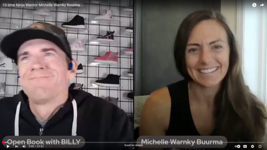 Episode #120: Open Book with 10 time Ninja Warrior Michelle Warnky Buurma