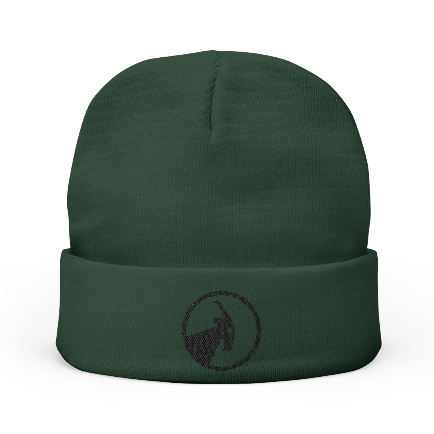BILLY Knit Beanie (Black Goat - Embroidery) — AVAILABLE IN 6 COLORS