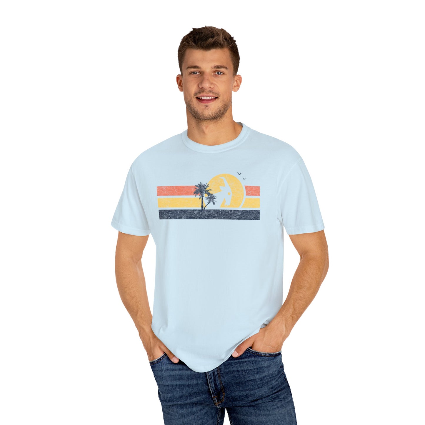 BILLY Adult Unisex Garment-Dyed T-Shirt (Good Day Sunrise) — AVAILABLE IN 6 COLORS