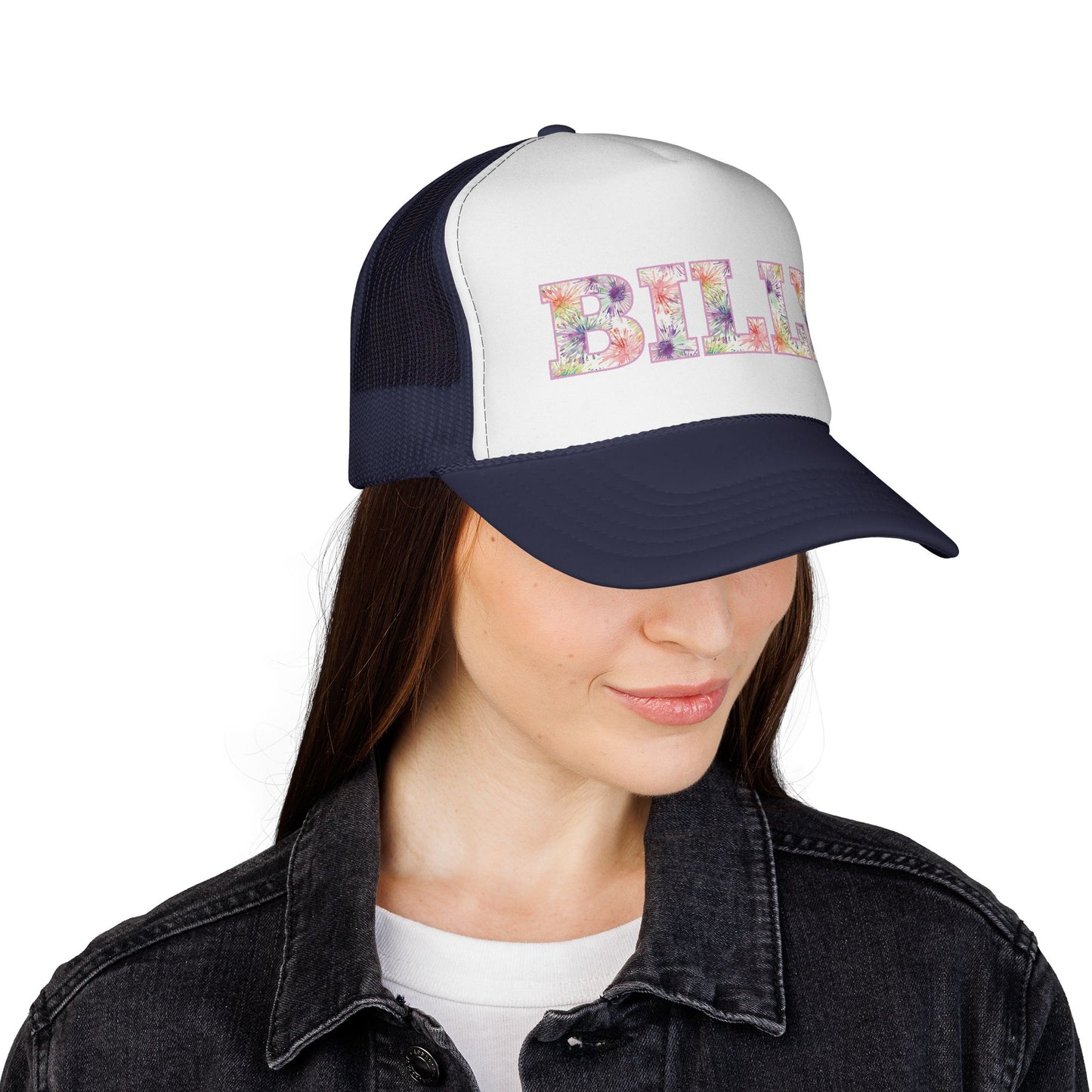 BILLY Foam Trucker Cap (Floral - Print) - AVAILABLE IN 2 COLORS