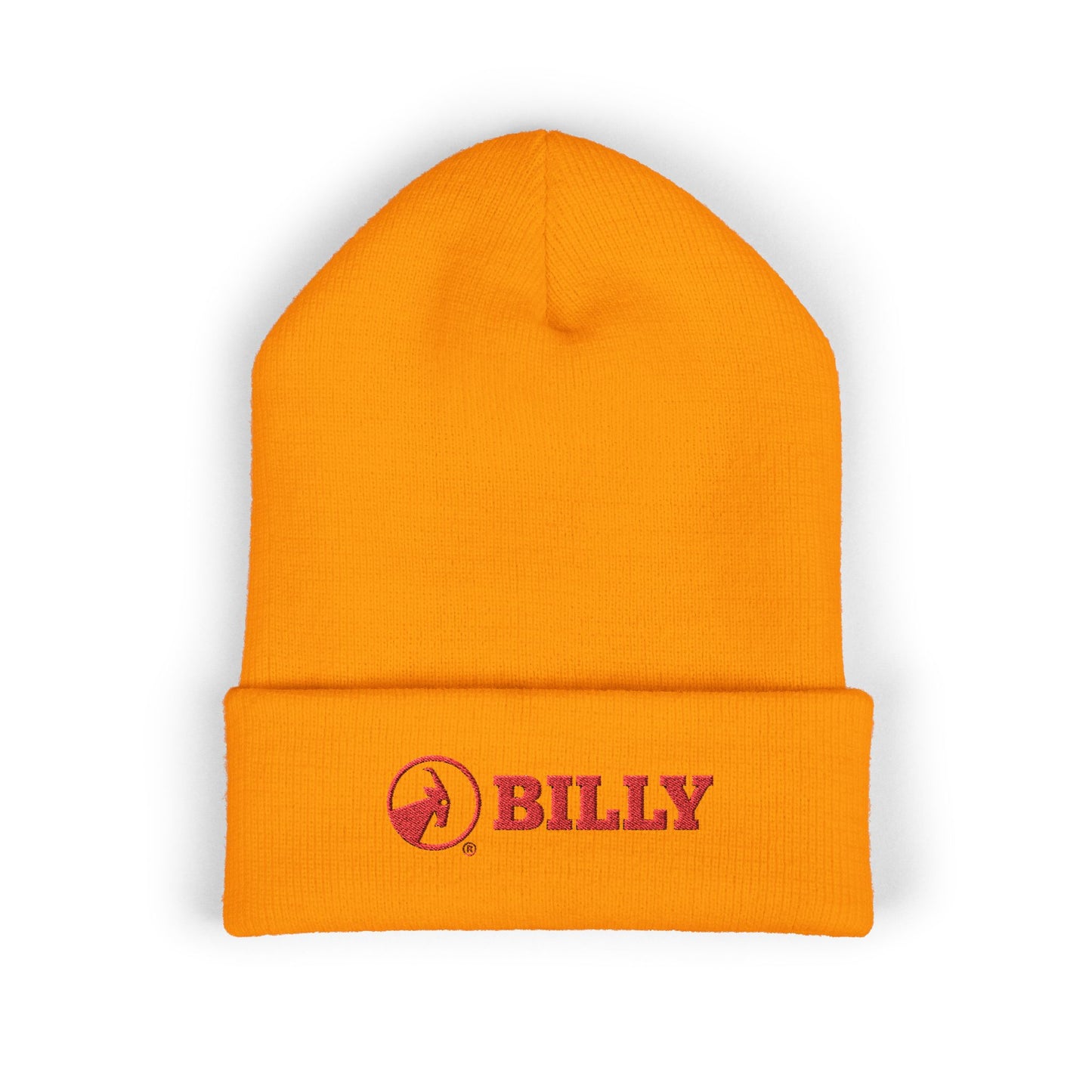 BILLY Classic Cuffed Beanie (Red Horizontal Logo - Embroidery) — AVAILABLE IN 9 COLORS