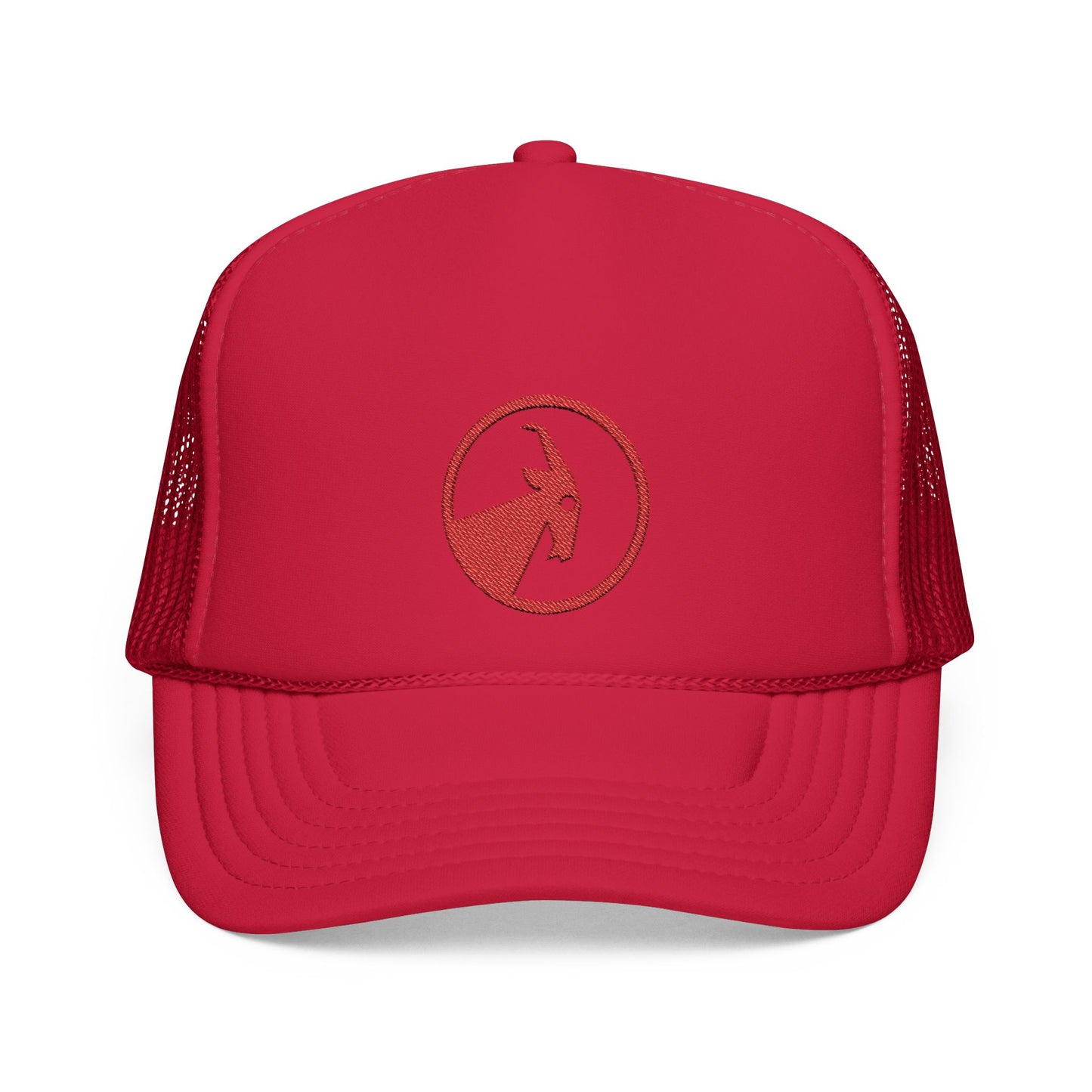 BILLY Foam Trucker Hat (Red Goat - Embroidery) — AVAILABLE IN 5 COLORS