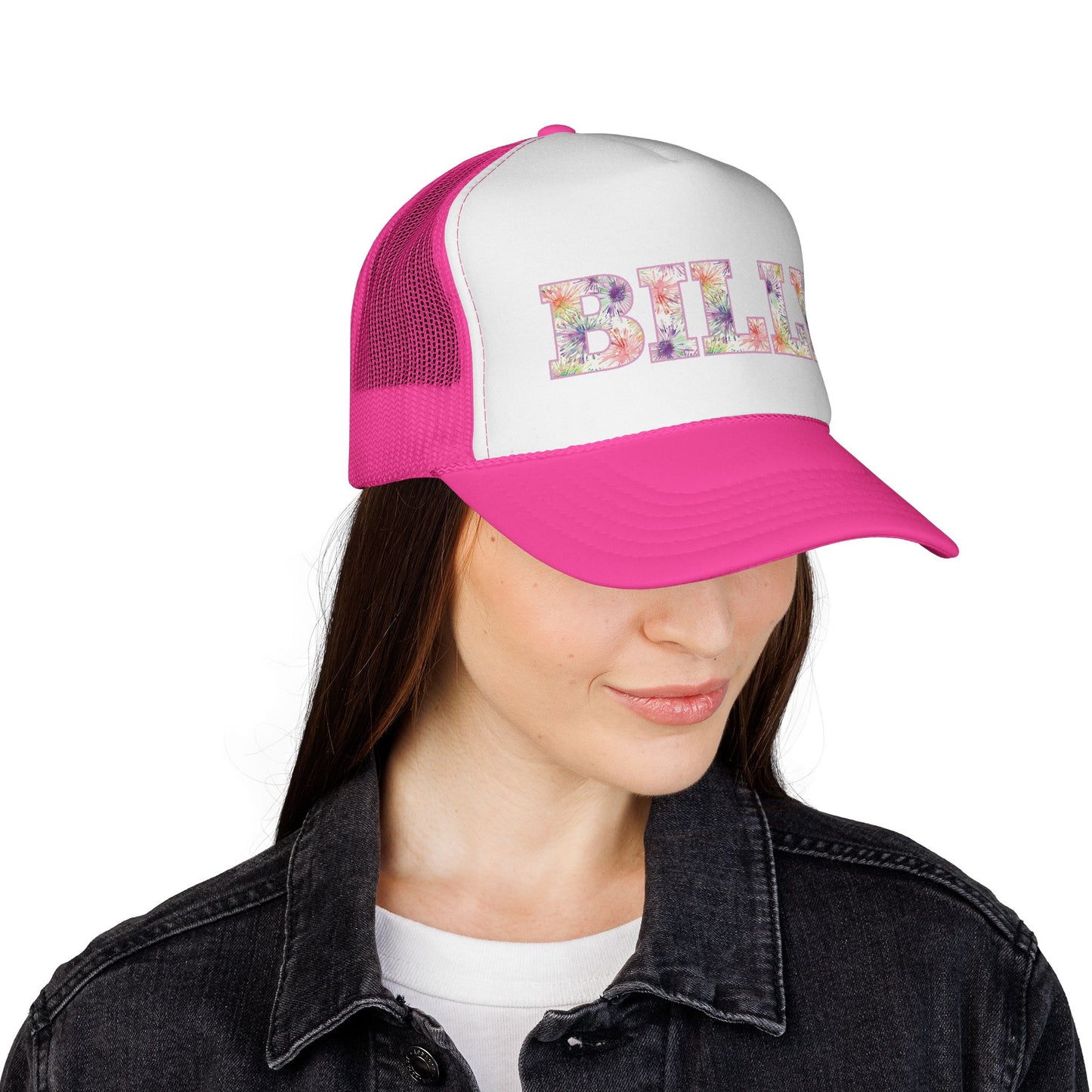 BILLY Foam Trucker Cap (Floral - Print) - AVAILABLE IN 2 COLORS