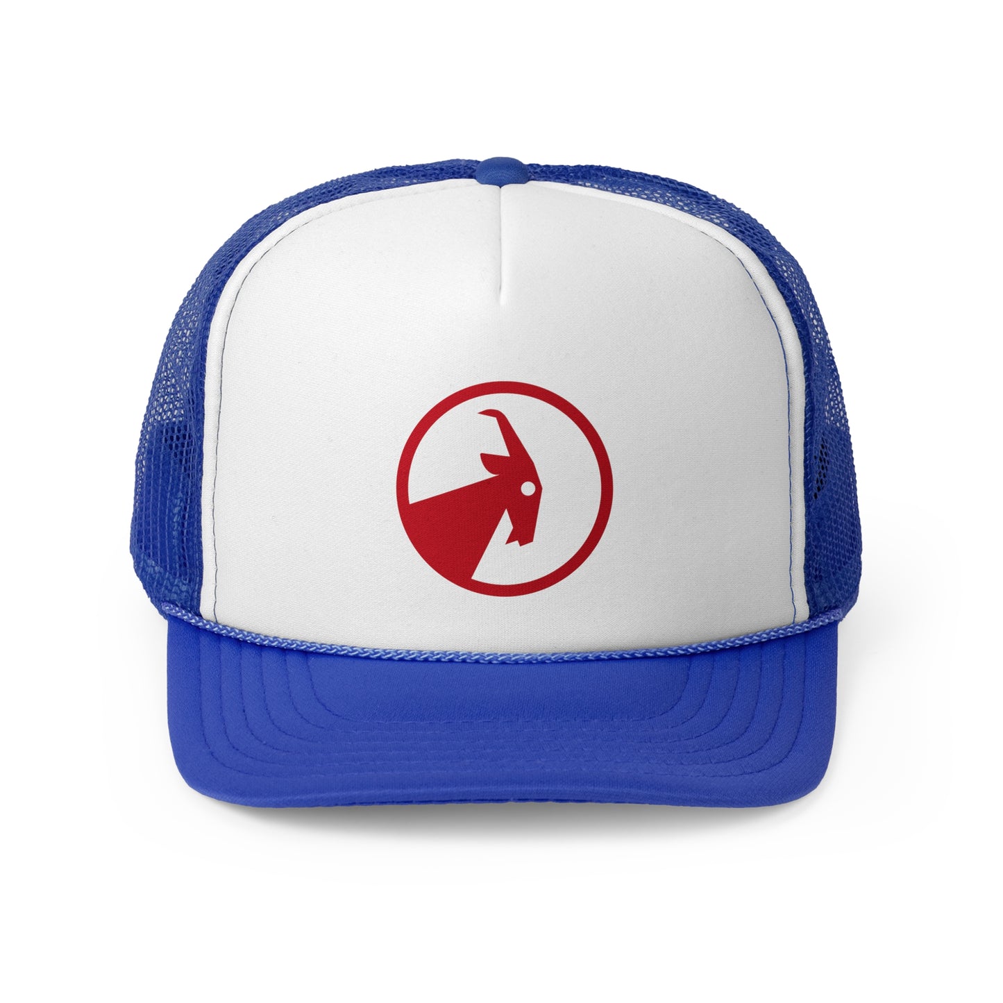 BILLY Foam Trucker Cap (Red Goat - Print) — AVAILABLE IN 3 COLORS