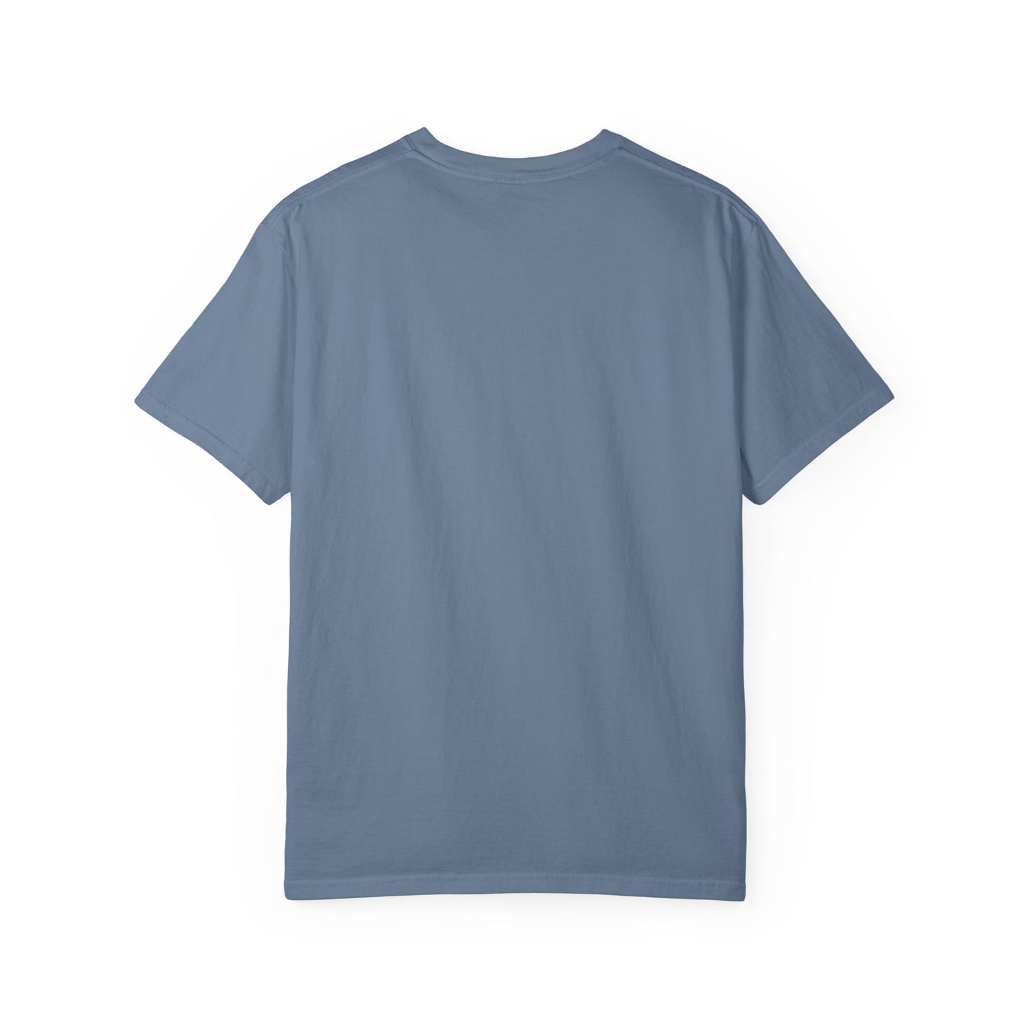 BILLY Unisex Garment-Dyed T-Shirt (Black/Red Vertical Logo)
