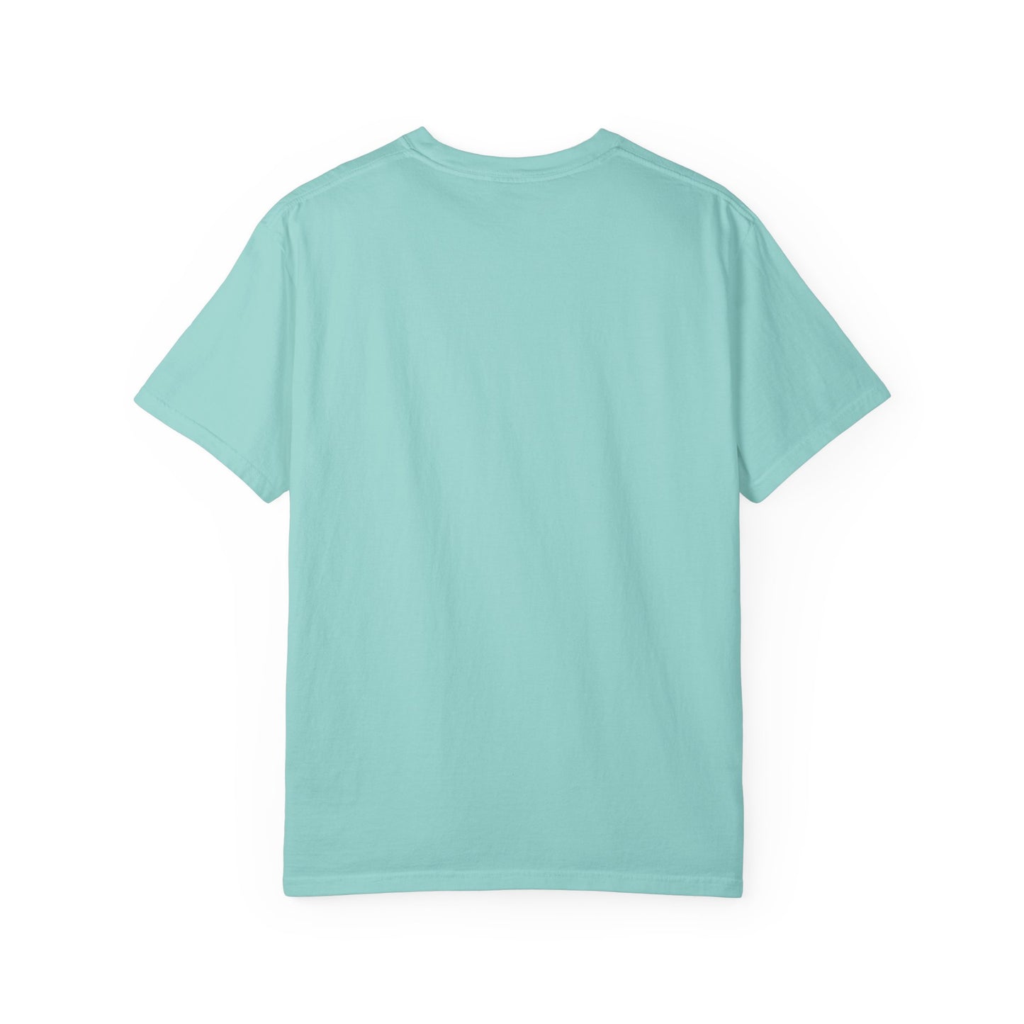 BILLY Unisex Garment-Dyed T-Shirt (Black/Red Vertical Logo)