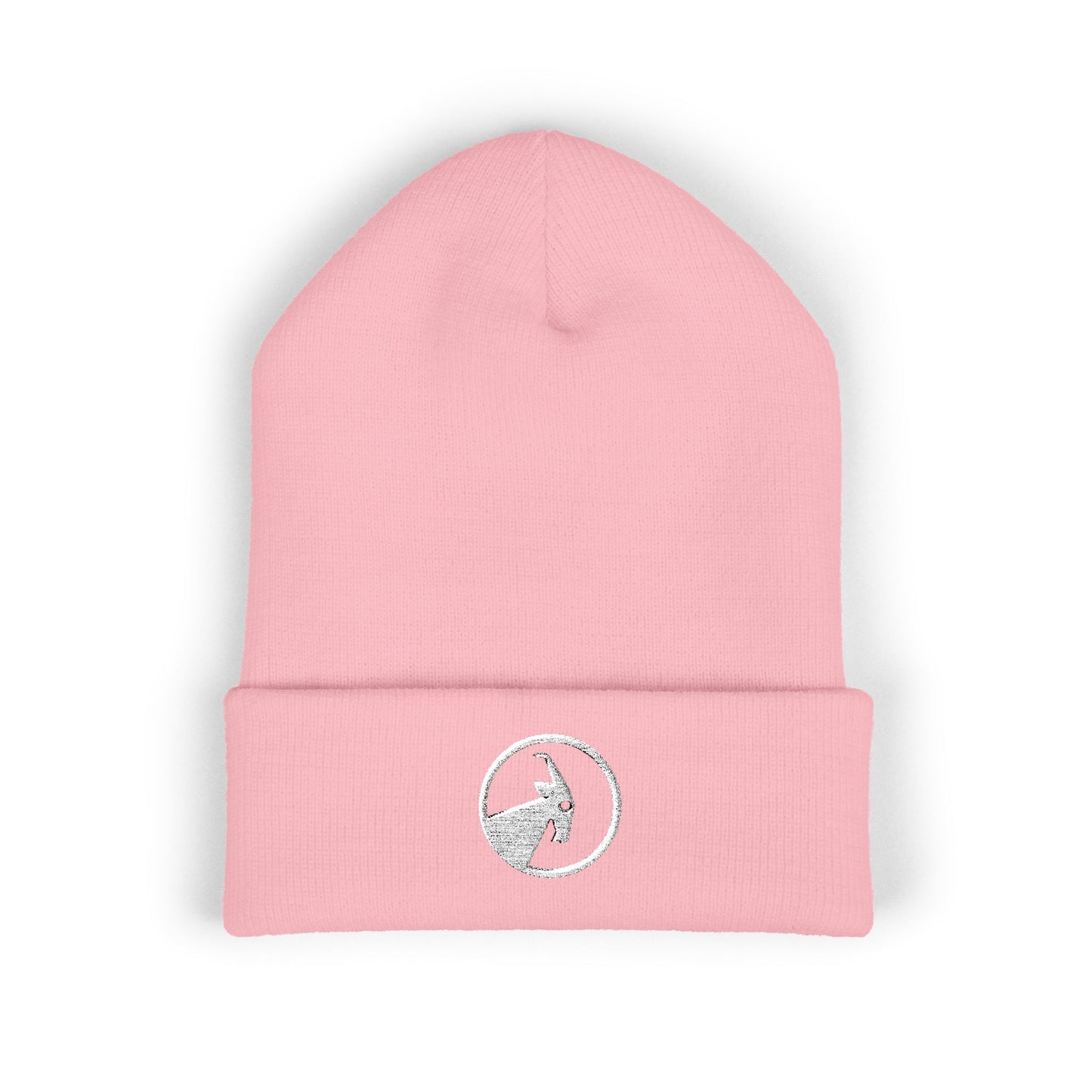 BILLY Classic Cuffed Beanie (White Goat - Embroidery) — AVAILABLE IN 12 COLORS