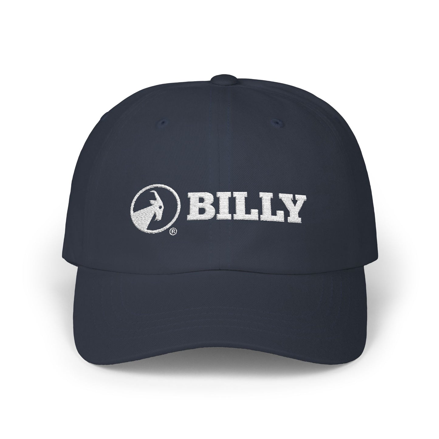 BILLY Classic Cap (White Horizontal Logo - Embroidery) — AVAILABLE IN 9 COLORS