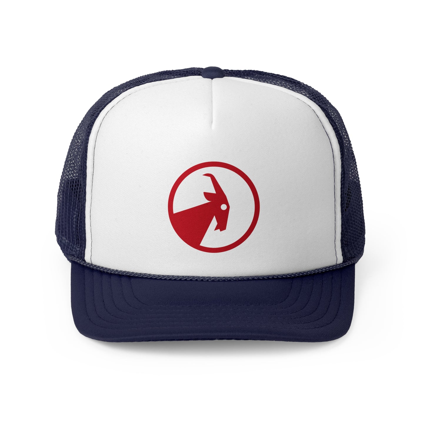 BILLY Foam Trucker Cap (Red Goat - Print) — AVAILABLE IN 3 COLORS