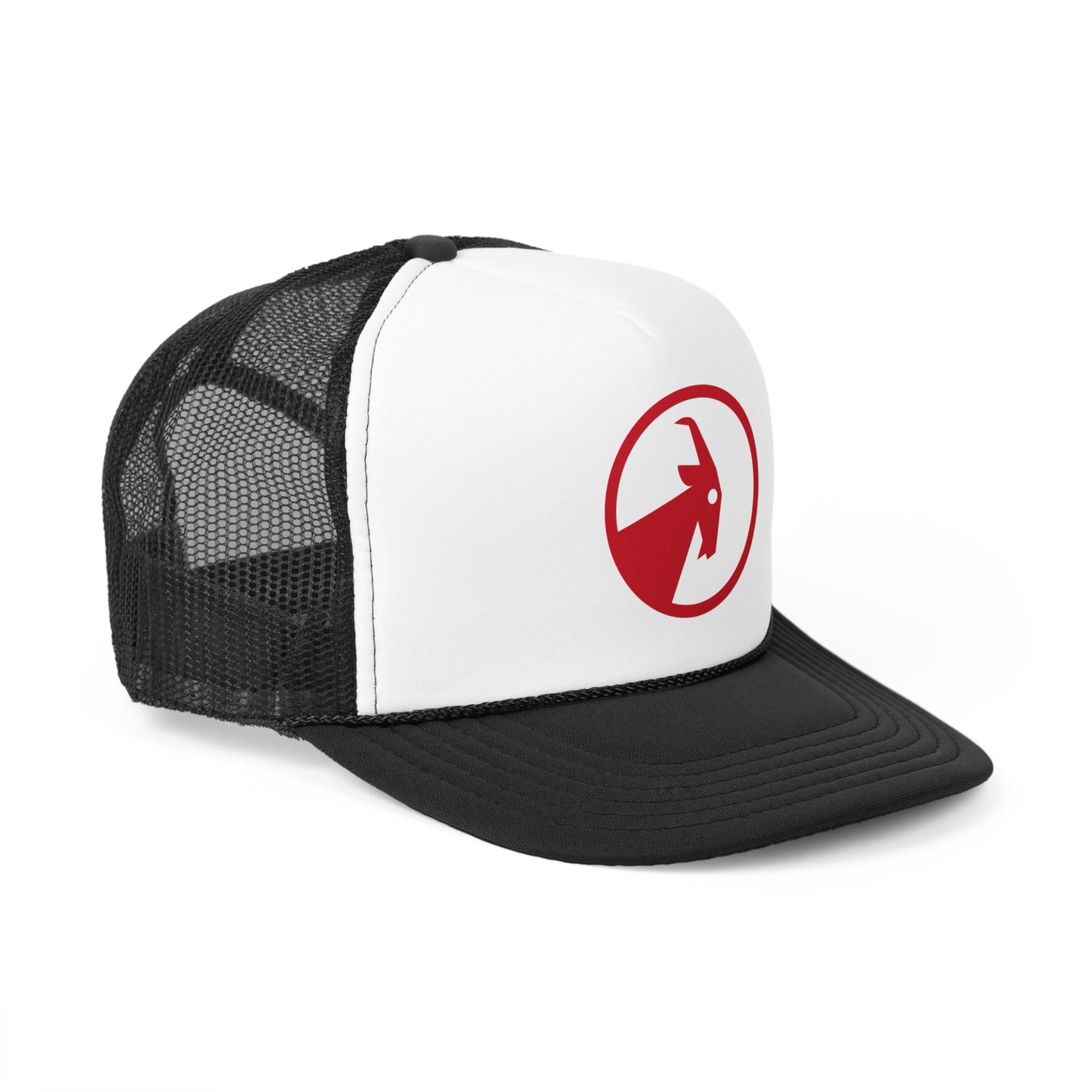 BILLY Foam Trucker Cap (Red Goat - Print) — AVAILABLE IN 3 COLORS