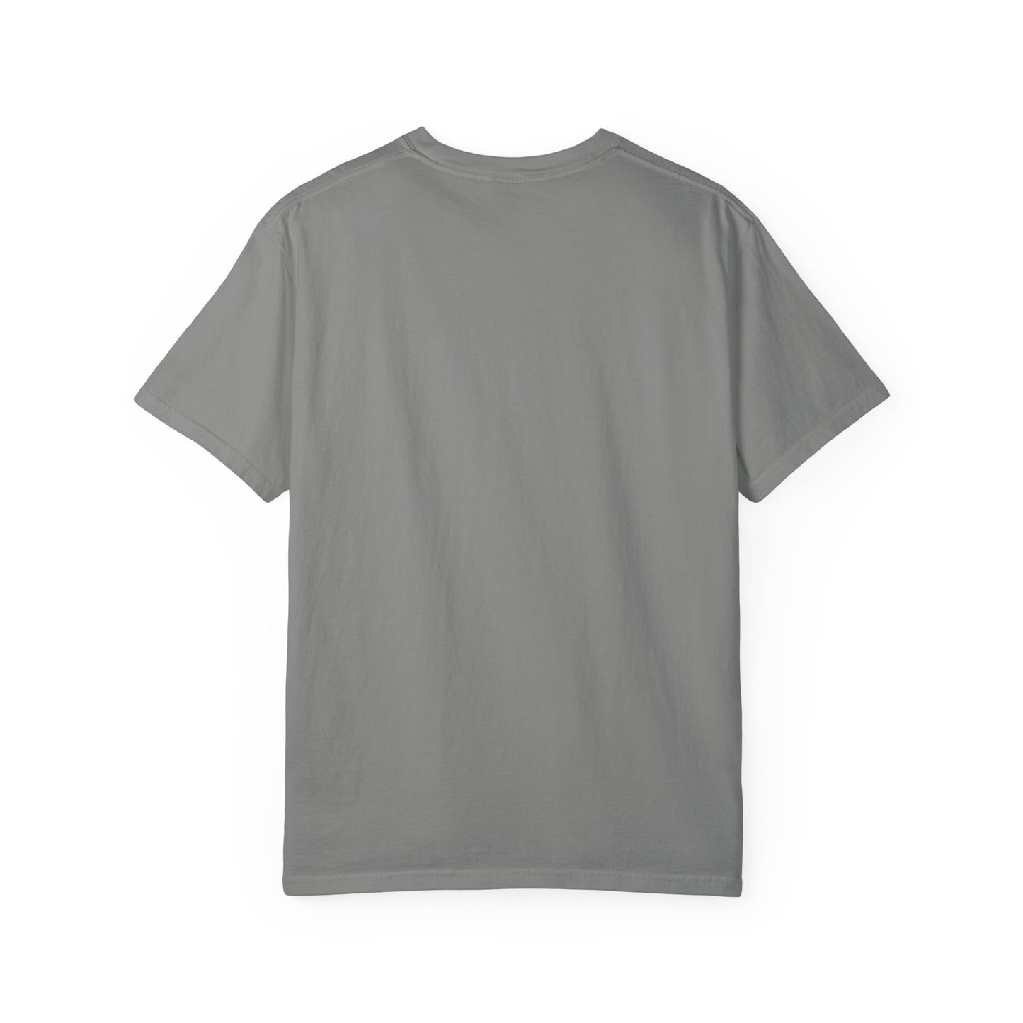 BILLY Unisex Garment-Dyed T-Shirt (Black/Red Vertical Logo)