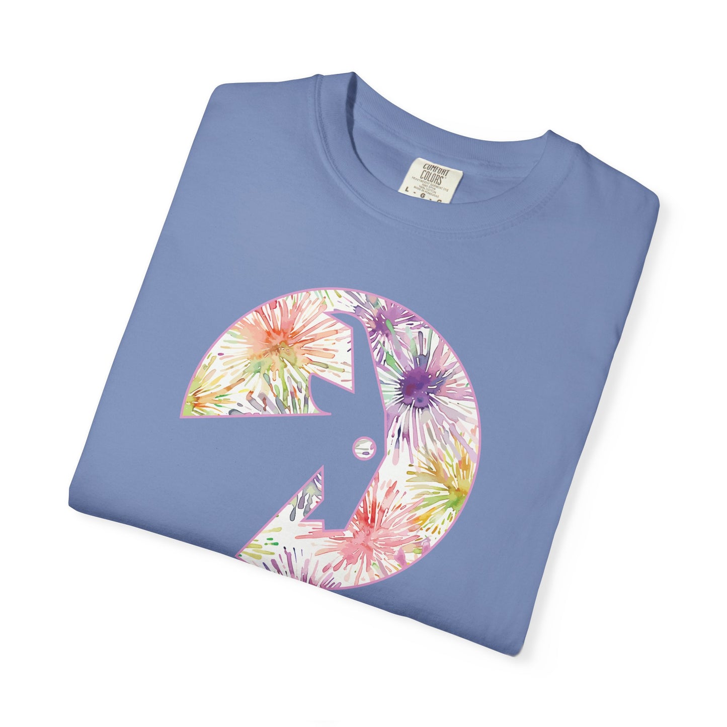 BILLY Unisex Garment-Dyed T-Shirt (Floral Logo) - AVAILABLE IN 4 COLORS