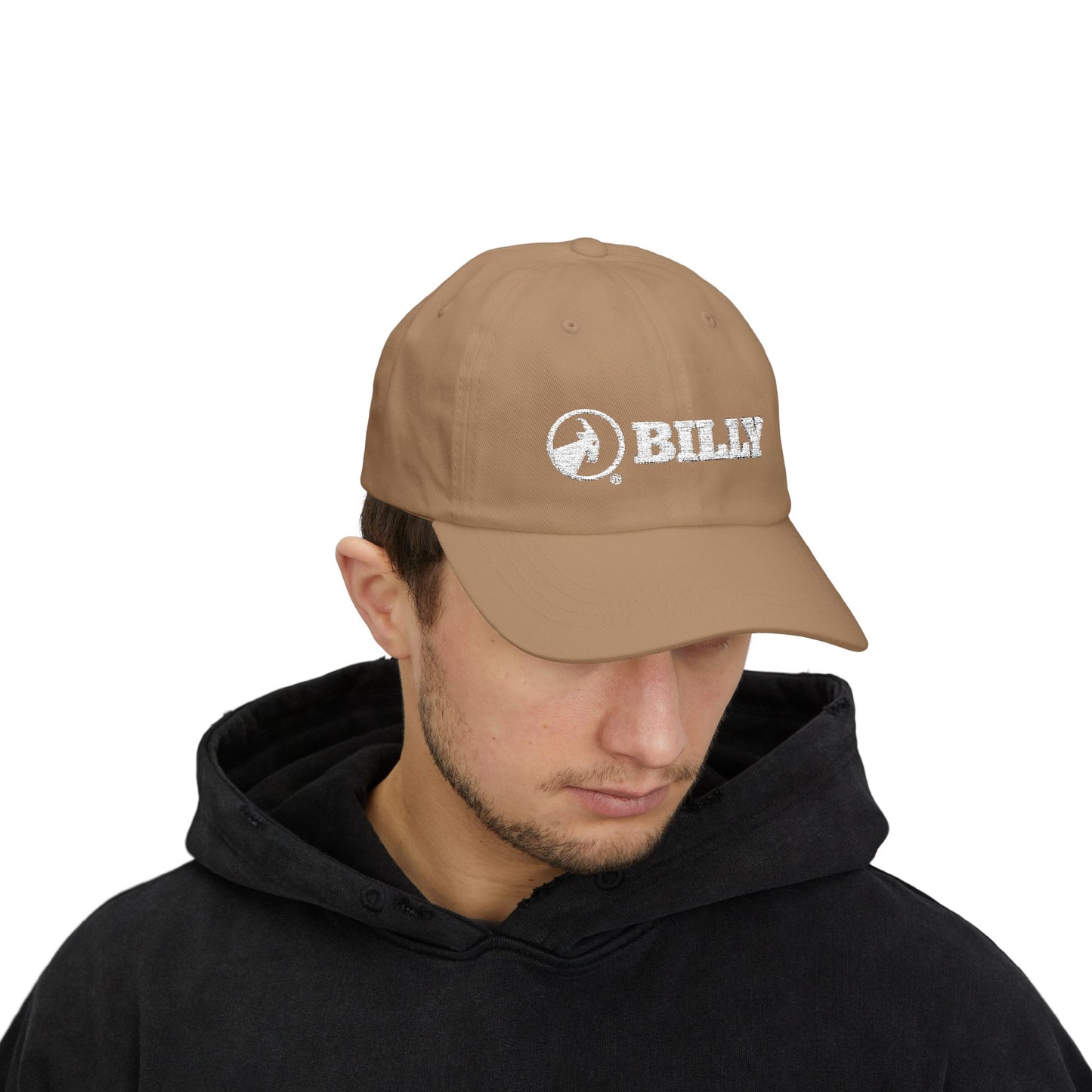 BILLY Classic Cap (White Horizontal Logo - Embroidery) — AVAILABLE IN 9 COLORS