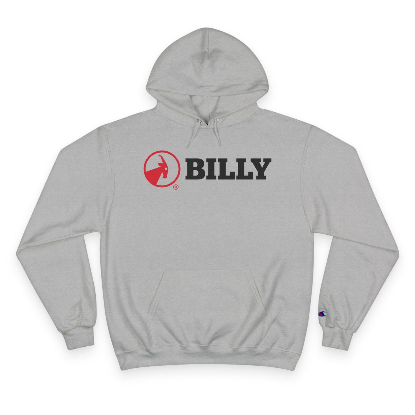 BILLY Core Adult Unisex Hoodie (Red/Black Horizontal Logo)