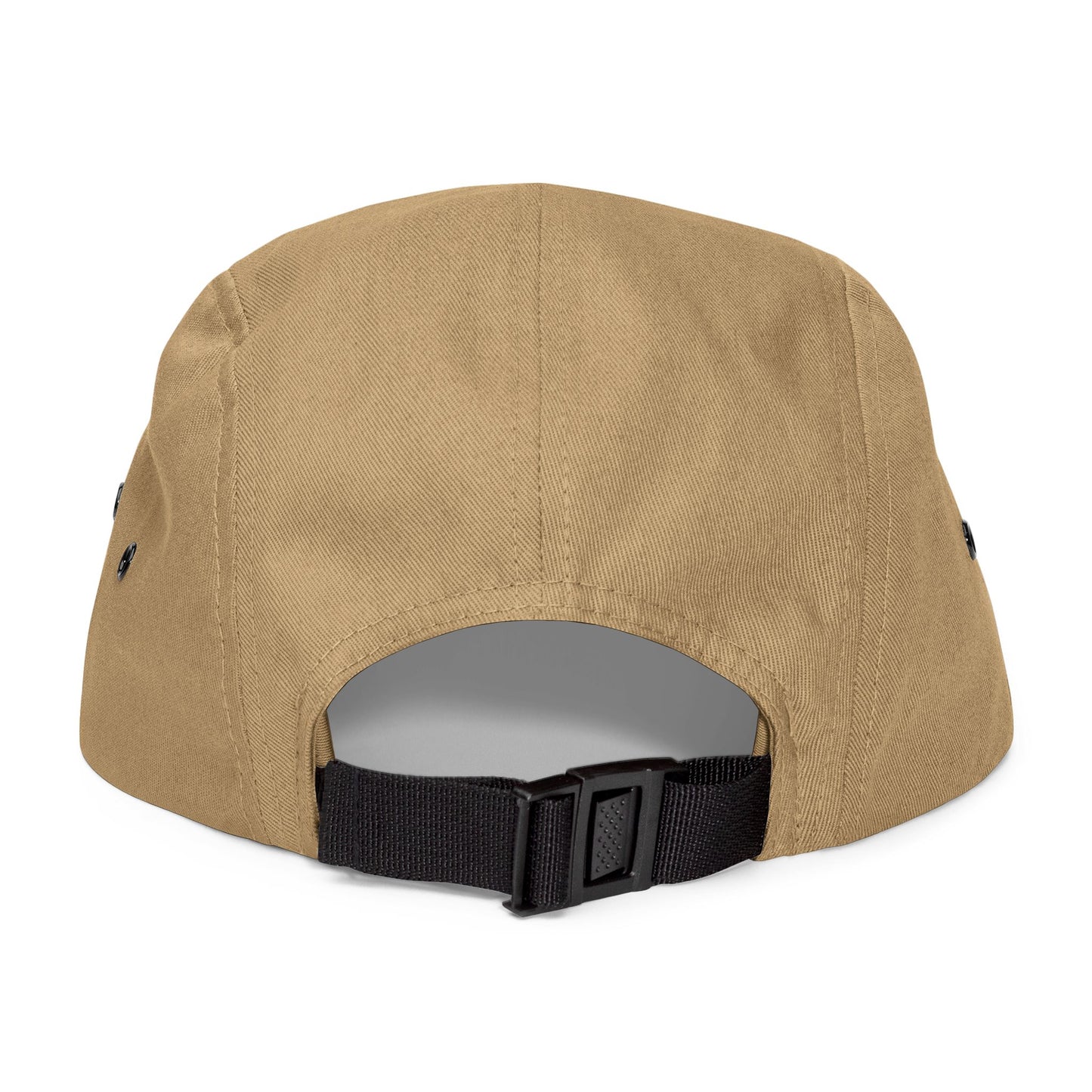 BILLY 5 Panel Cap (Black Horizontal Logo - Embroidery) — AVAILABLE IN 6 COLORS