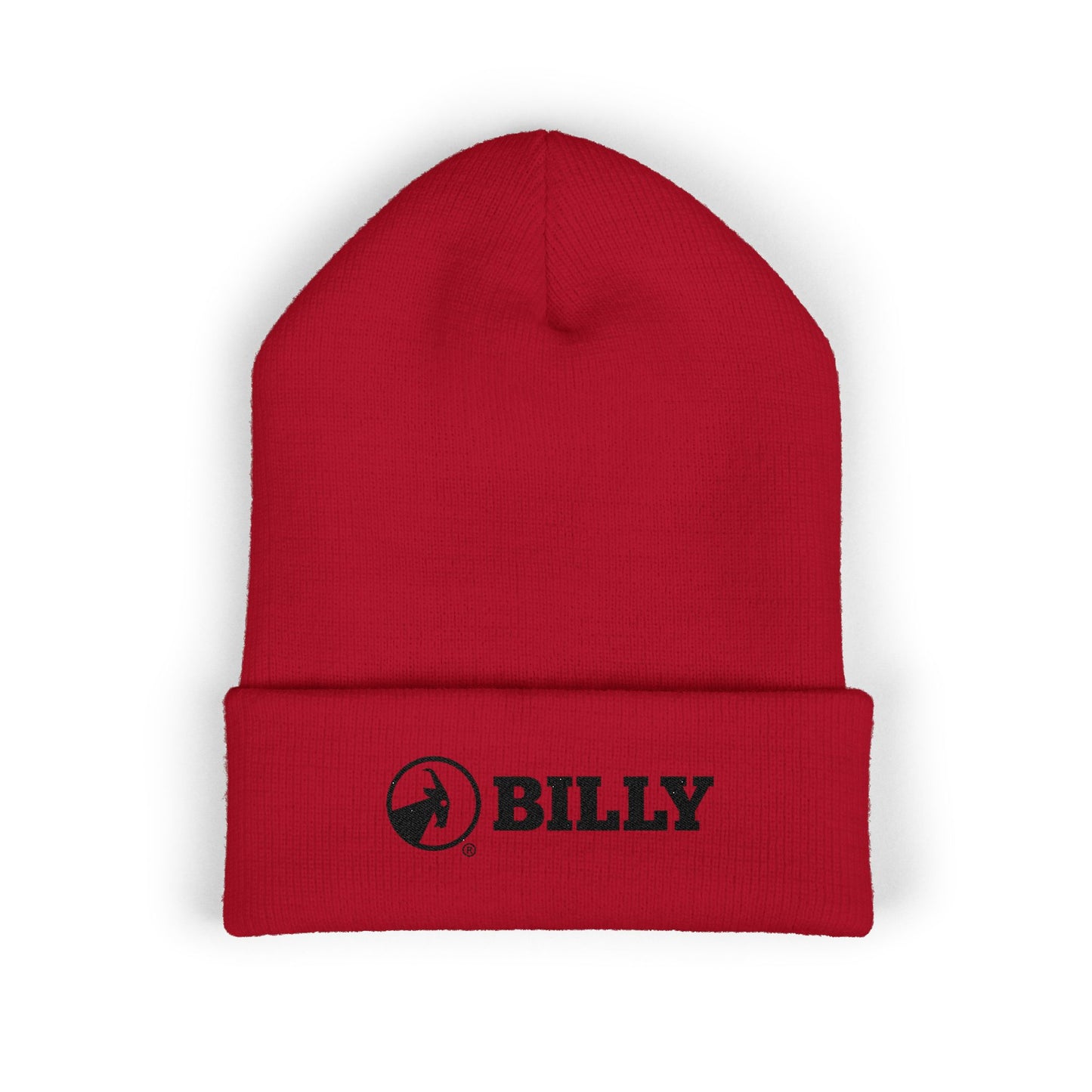 BILLY Classic Cuffed Beanie (Black Horizontal Logo - Embroidery) — AVAILABLE IN 7 COLORS