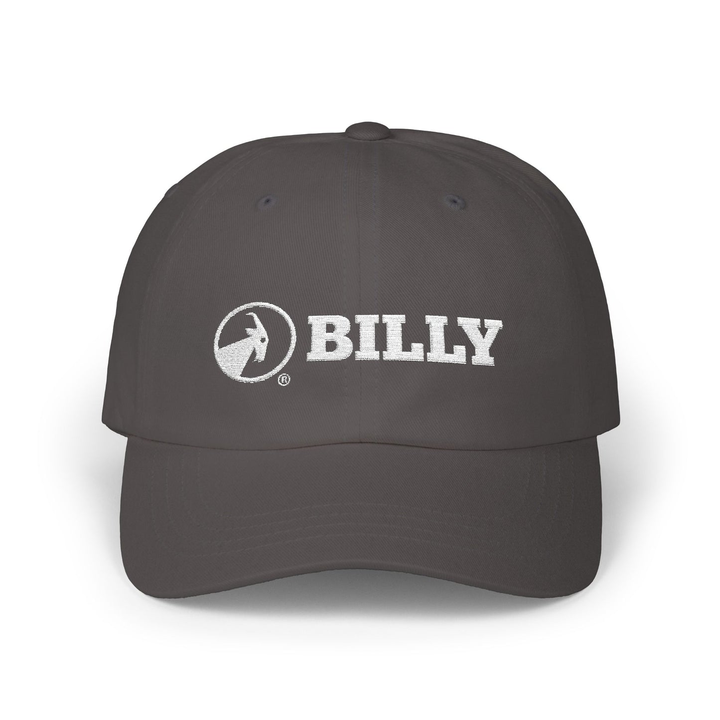 BILLY Classic Cap (White Horizontal Logo - Embroidery) — AVAILABLE IN 9 COLORS