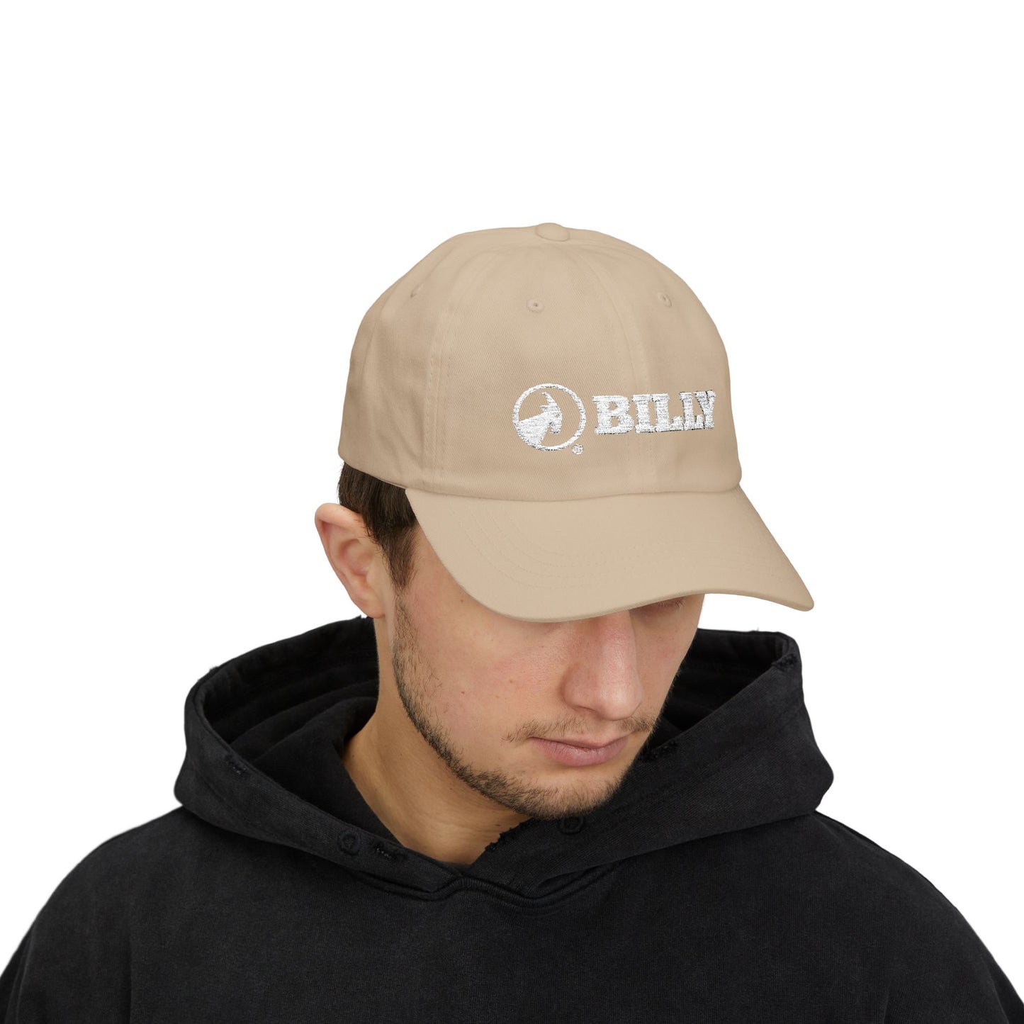 BILLY Classic Cap (White Horizontal Logo - Embroidery) — AVAILABLE IN 9 COLORS