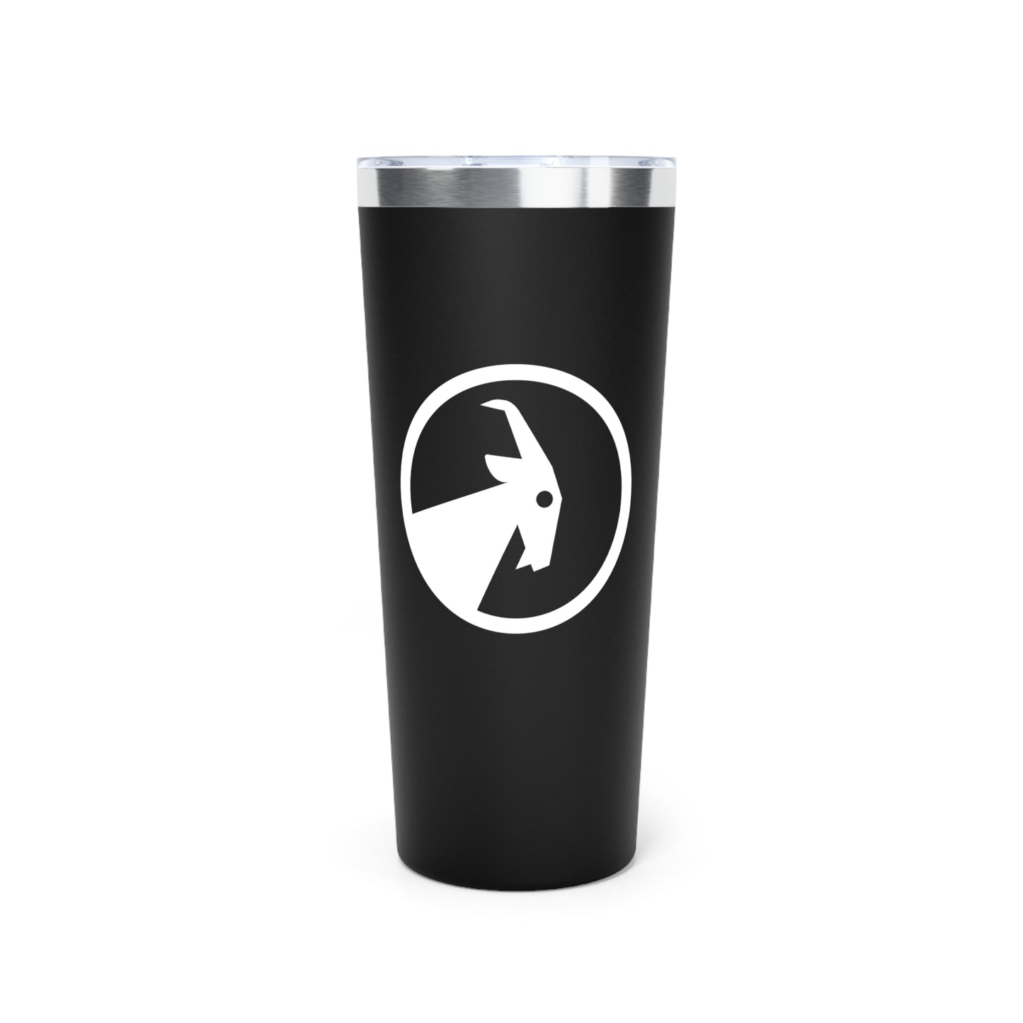 BILLY Copper Vacuum Insulated Tumbler, 22oz (White Goat)