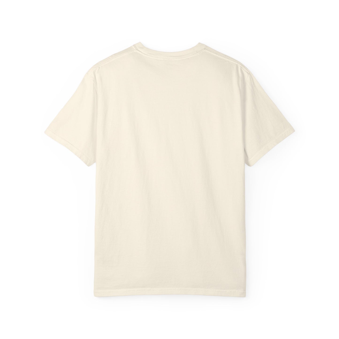 BILLY Unisex Garment-Dyed T-Shirt (Black/Red Vertical Logo)