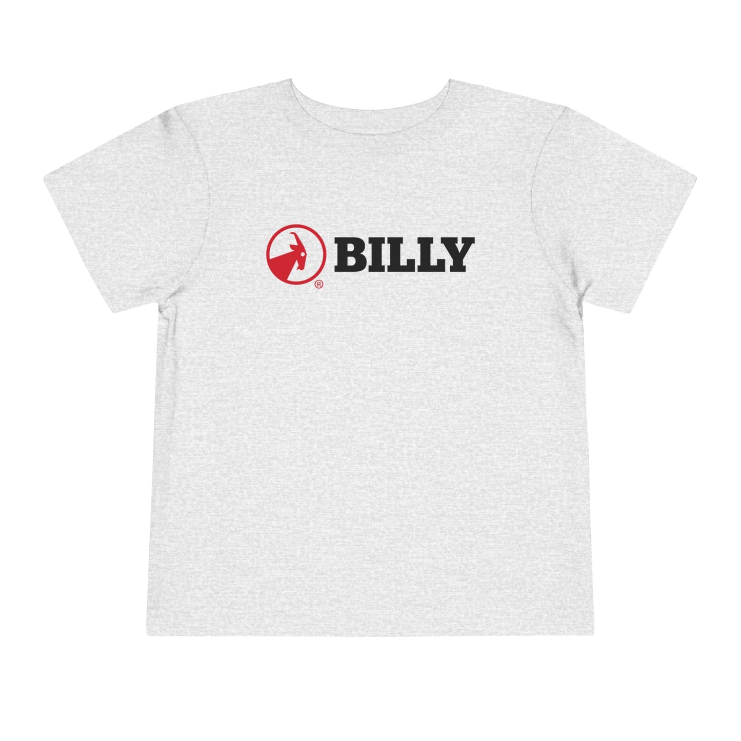 BILLY Toddler Short Sleeve Tee (Red/Black Horizontal Logo) — AVAILABLE IN 5 COLORS