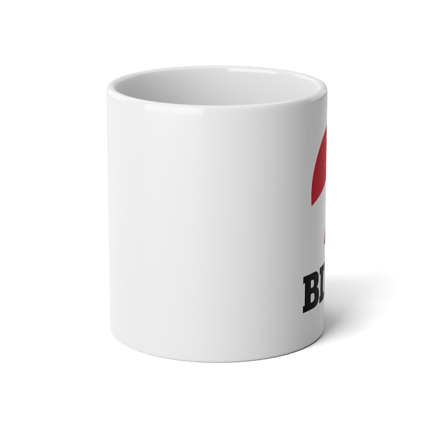 BILLY Jumbo Mug, 20oz (Red/Black Vertical Logo)