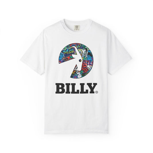 BILLY Unisex Garment-Dyed T-Shirt (Night Sk8ter Logo)