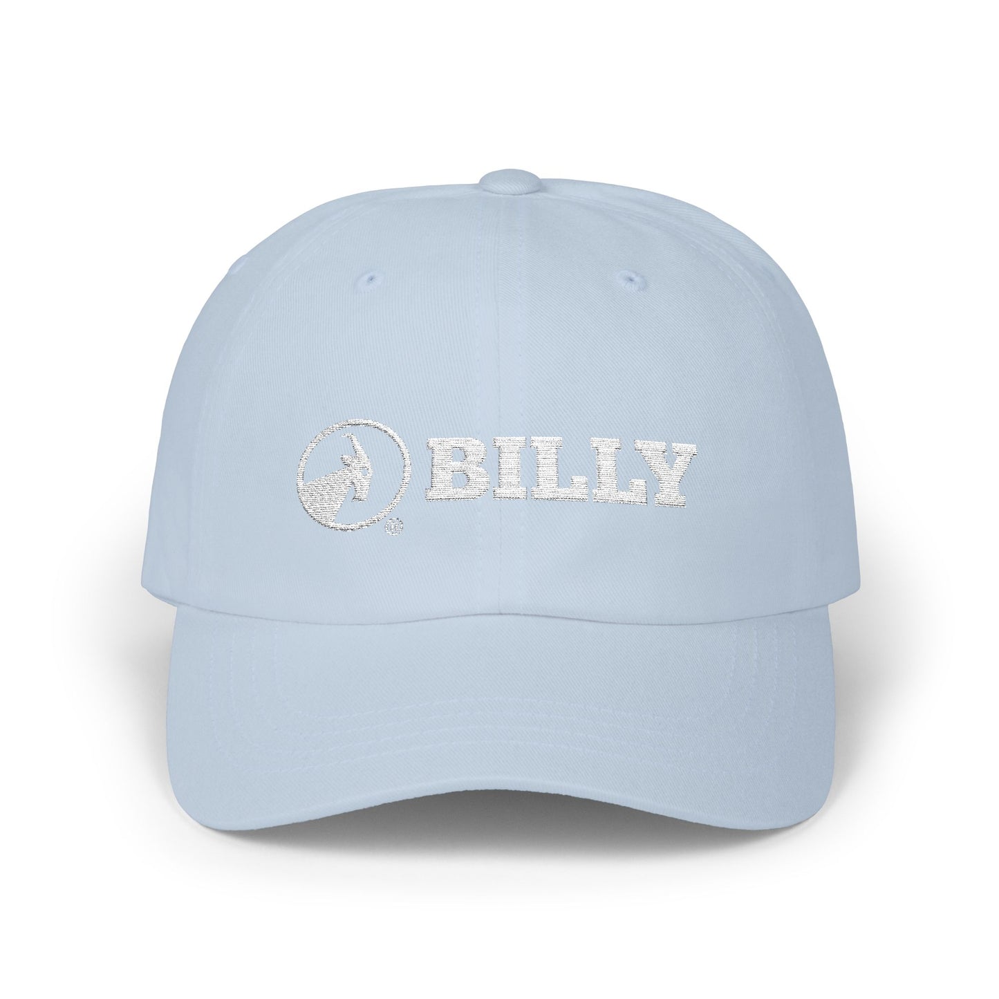 BILLY Classic Cap (White Horizontal Logo - Embroidery) — AVAILABLE IN 9 COLORS