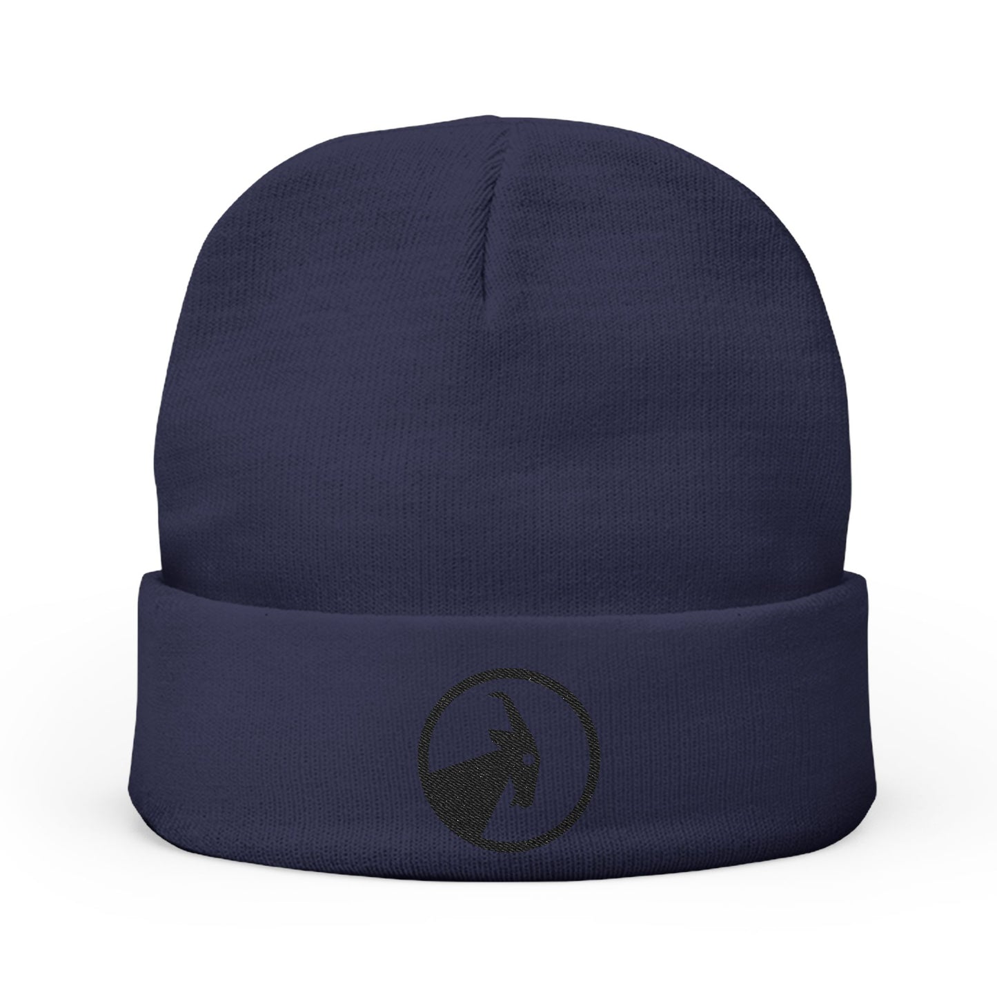 BILLY Knit Beanie (Black Goat - Embroidery) — AVAILABLE IN 6 COLORS