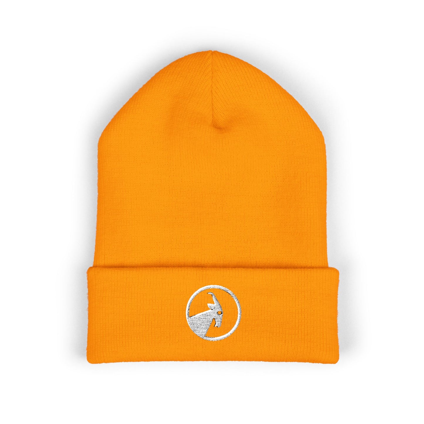 BILLY Classic Cuffed Beanie (White Goat - Embroidery) — AVAILABLE IN 12 COLORS