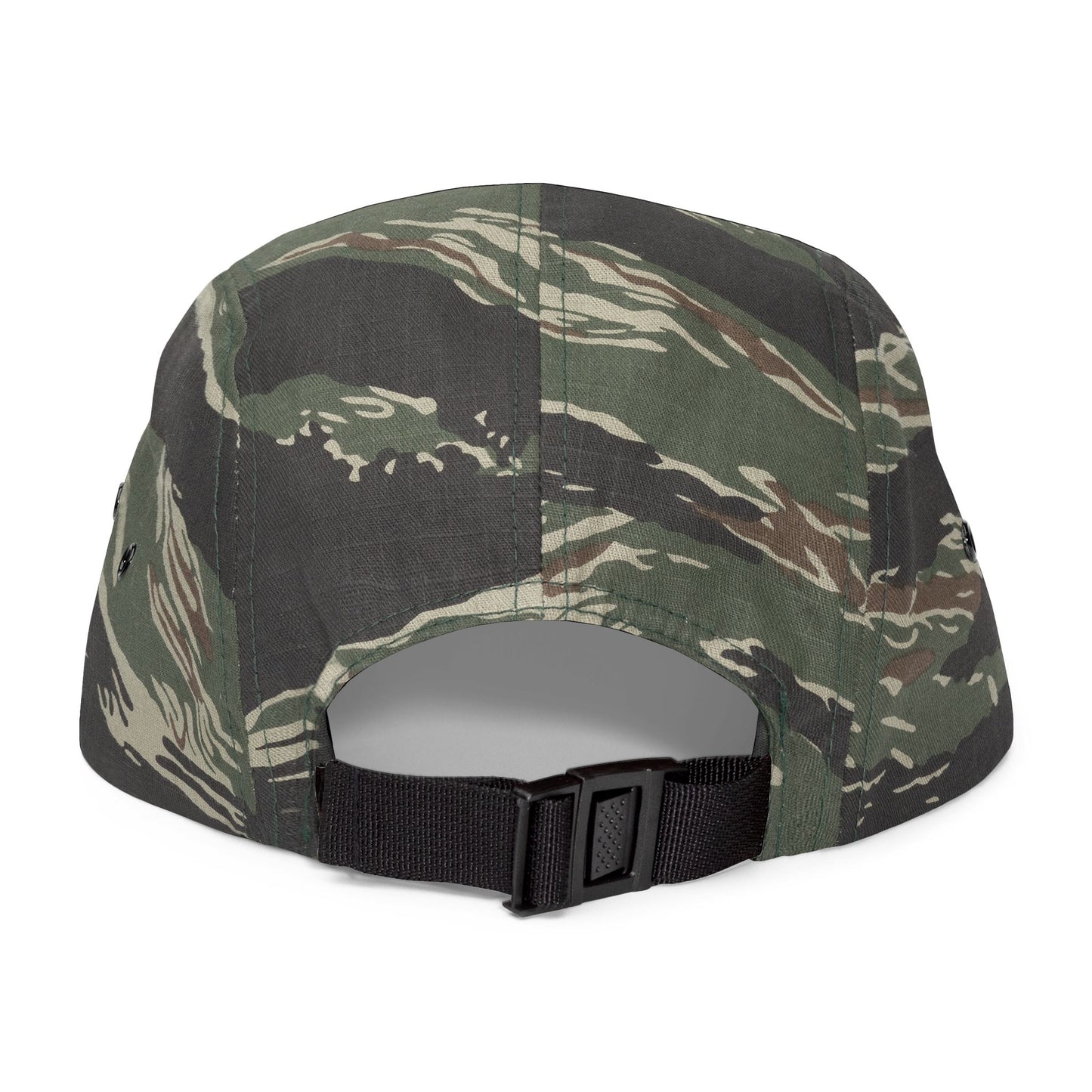 BILLY 5 Panel Cap (Black Horizontal Logo - Embroidery) — AVAILABLE IN 6 COLORS
