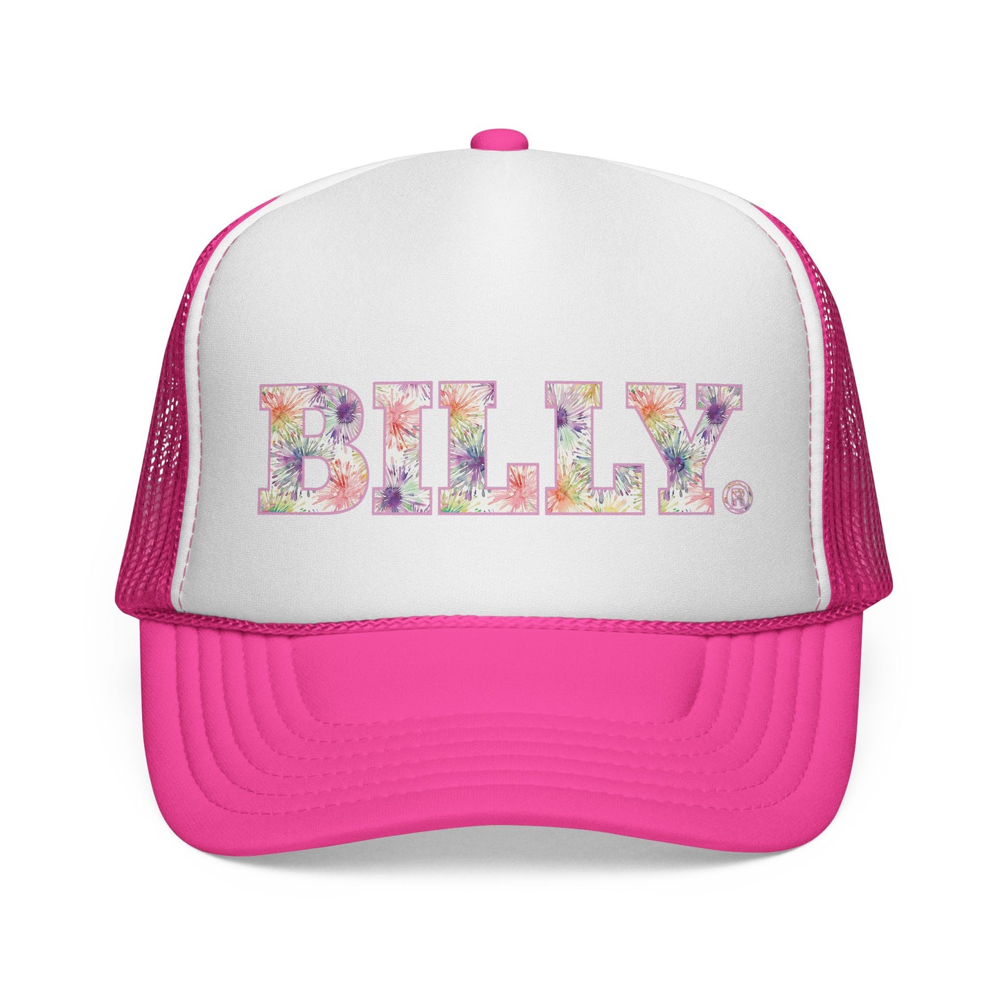 BILLY Foam Trucker Cap (Floral - Print) - AVAILABLE IN 2 COLORS