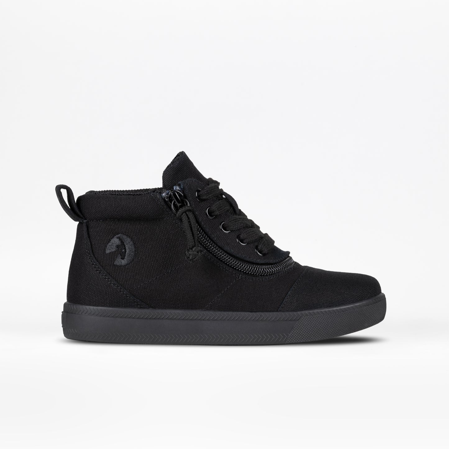 FINAL SALE - Black to the Floor BILLY D|R Short Wrap High Tops