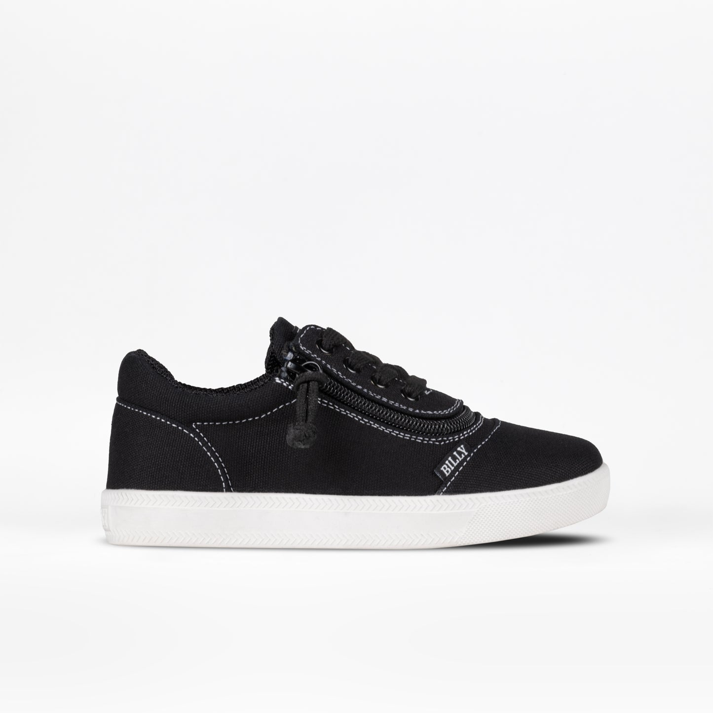 FINAL SALE - Black/White BILLY D|R Short Wrap Low Tops