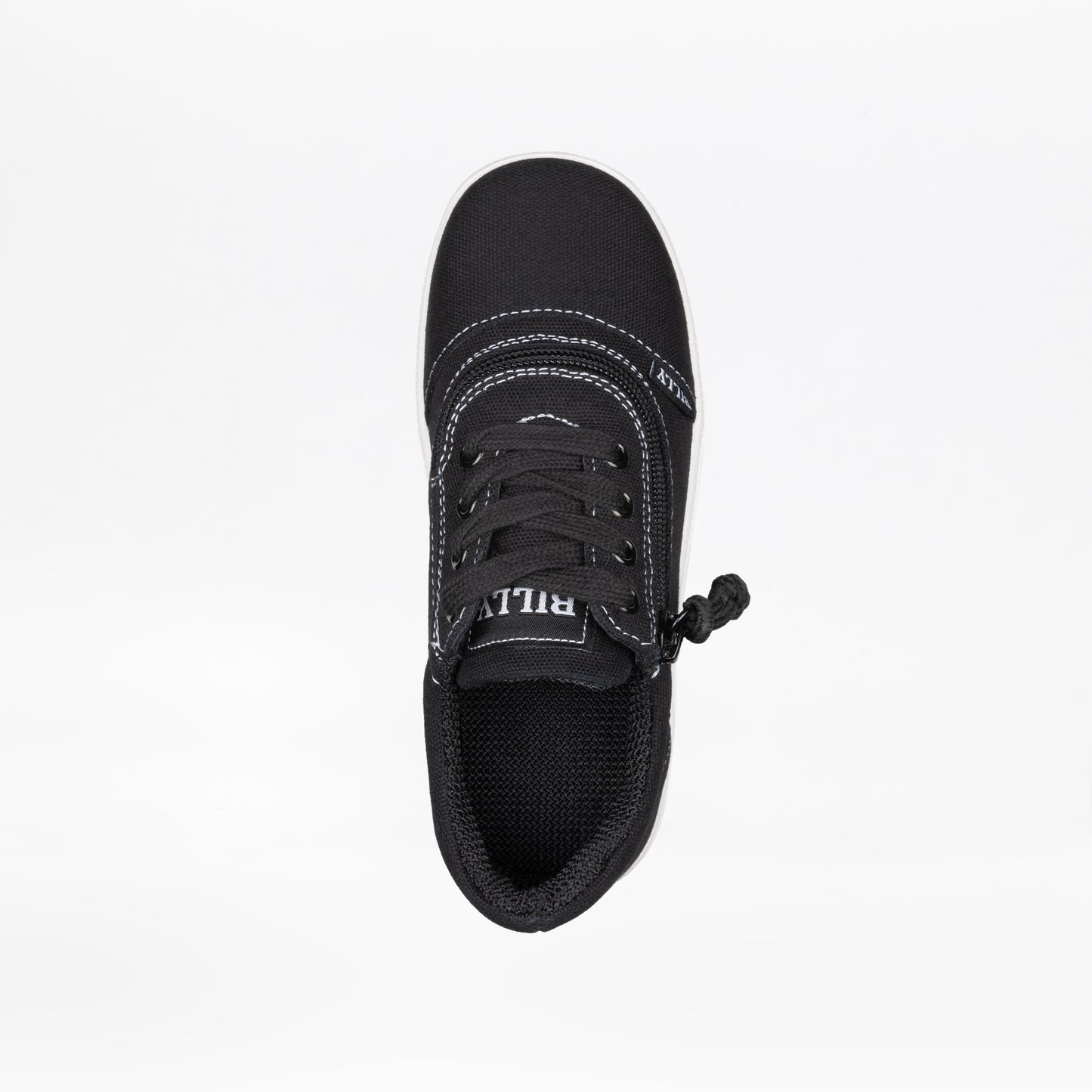 FINAL SALE - Black/White BILLY D|R Short Wrap Low Tops