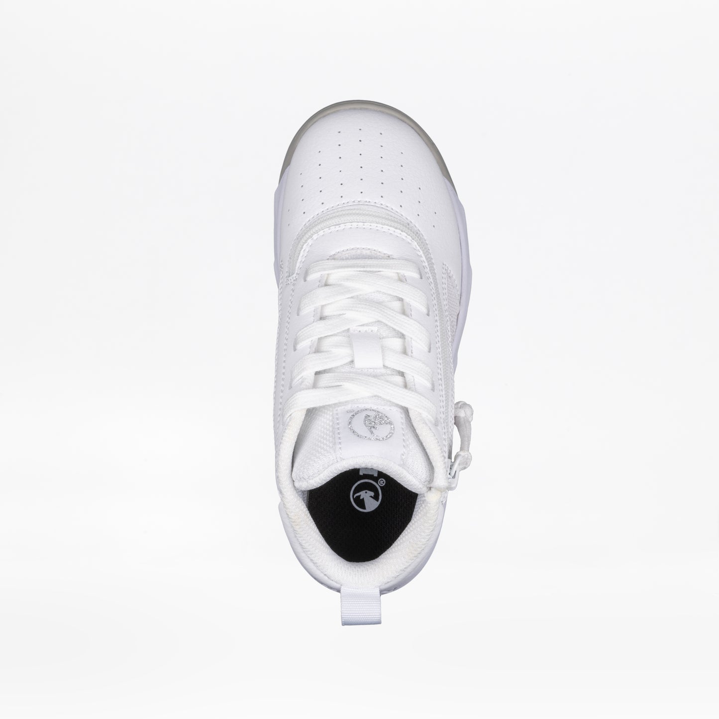 FINAL SALE - White BILLY Sport Hoop Athletic Sneakers