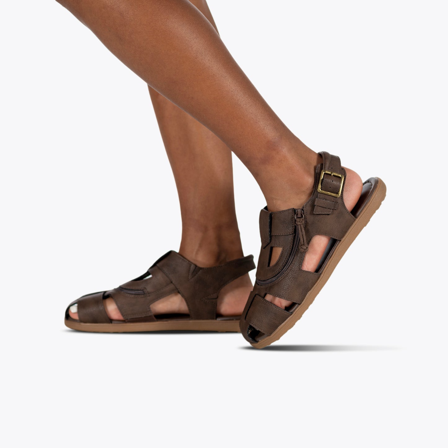FINAL SALE - Brown BILLY Sandals
