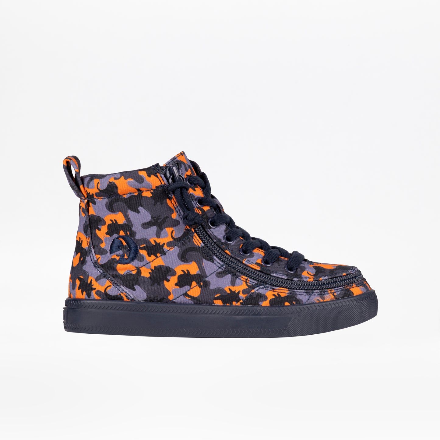 FINAL SALE - Orange Dino BILLY Classic Lace High Tops