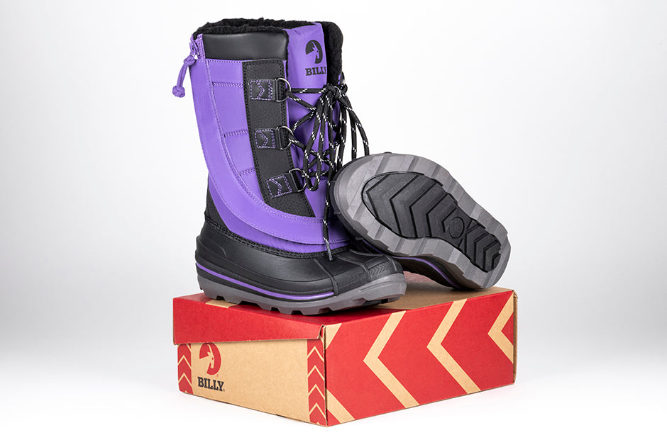 Black/Purple BILLY Ice Winter Boots