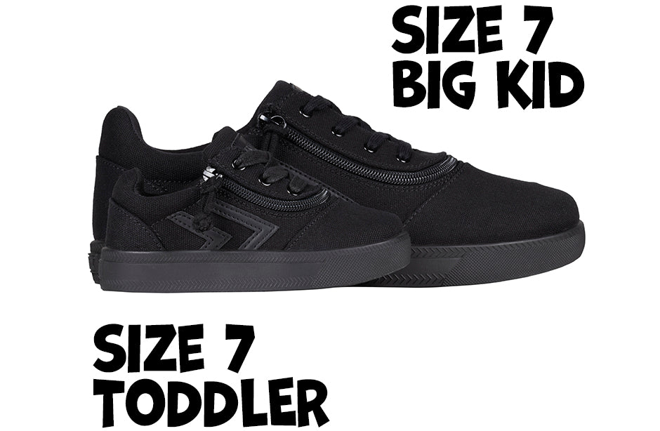SALE - Black to the Floor BILLY CS Sneaker Low Tops