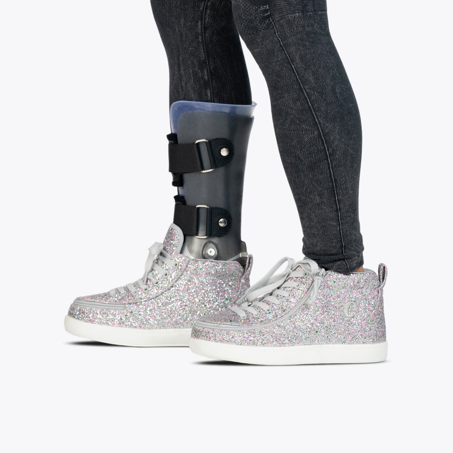 Silver Multi Glitter BILLY Classic D|R II High