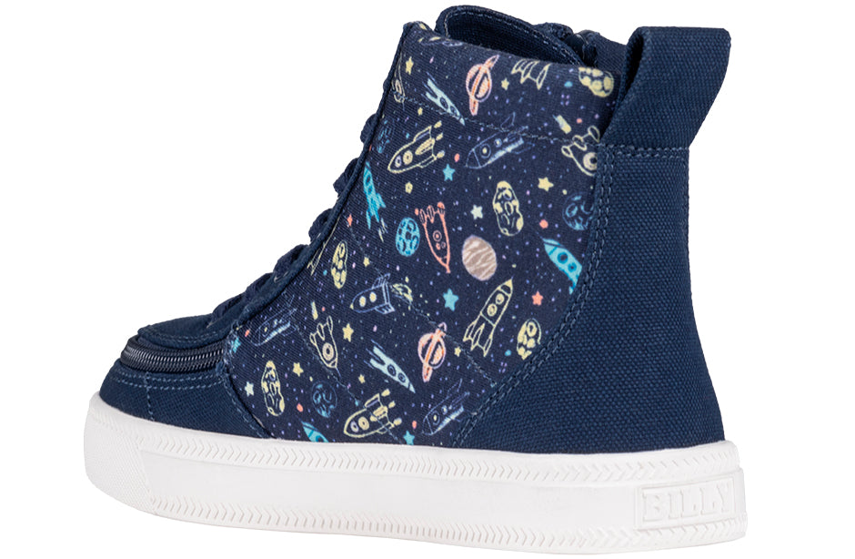 Navy Space BILLY Classic Lace High Tops
