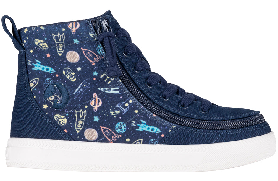 Navy Space BILLY Classic Lace High Tops