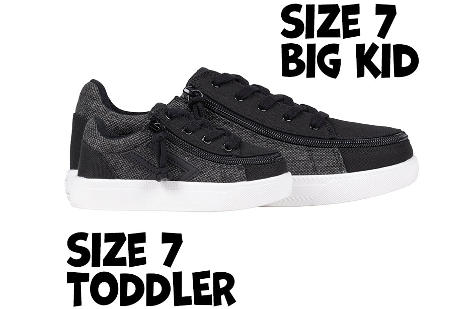 Black/Grey Felt BILLY CS Street Low Tops