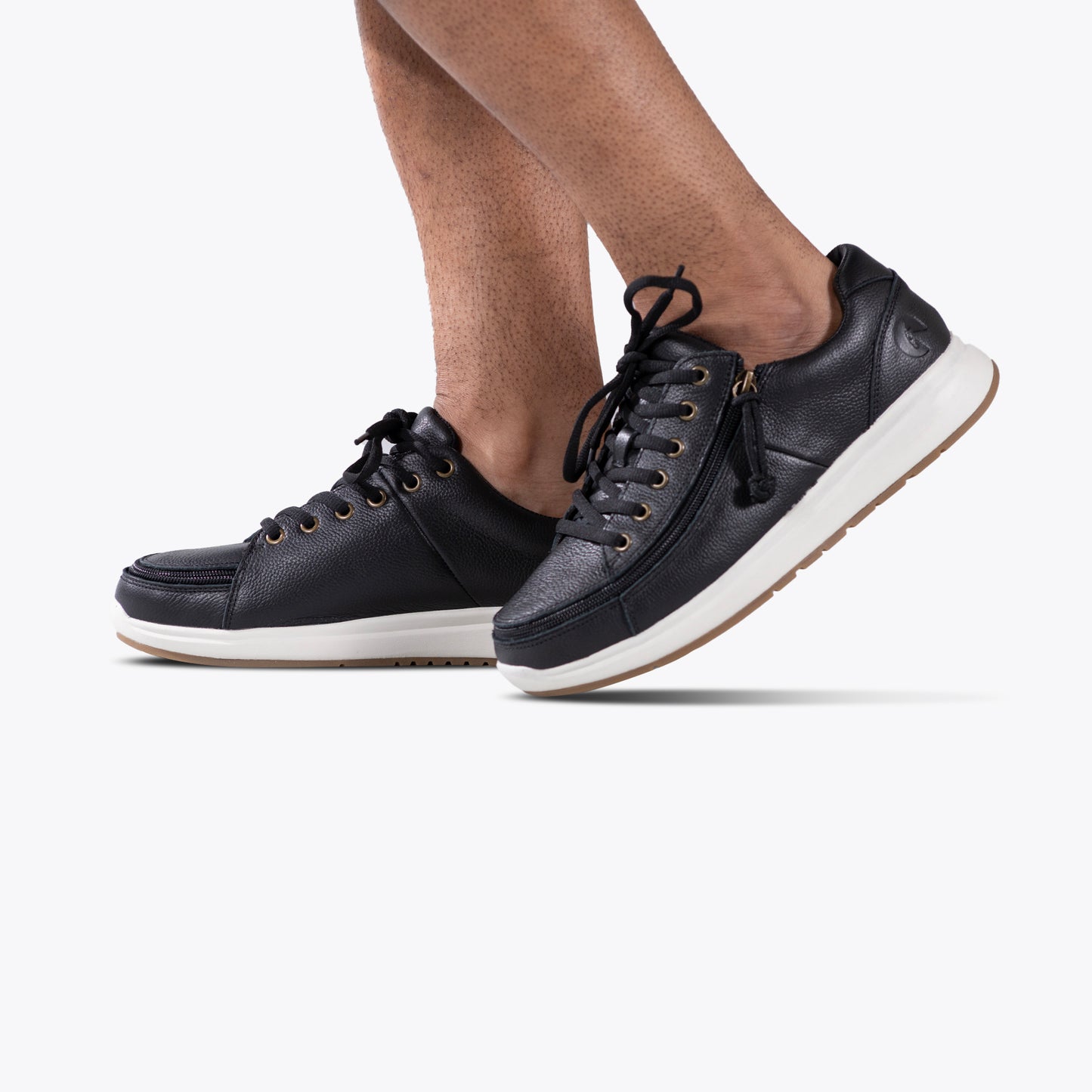 SALE - Men's Black Leather BILLY Comfort Low