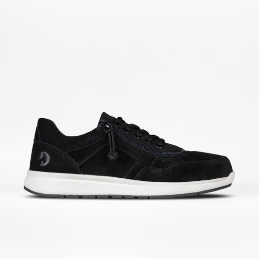 SALE - Men's Black Suede BILLY Comfort Jogger