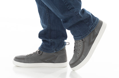 FINAL SALE - Men's Charcoal Suede BILLY Ten9 CS Sneaker High Tops