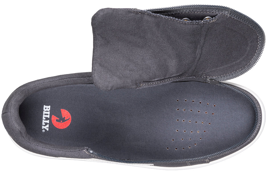 Men's Dark Grey/White BILLY CS Street Low Tops