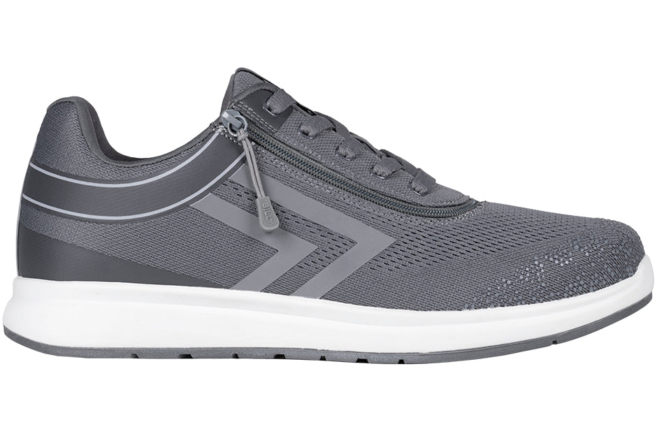 Men's Charcoal BILLY Comfort Inclusion Athletic Sneakers (Extra-Wide only)