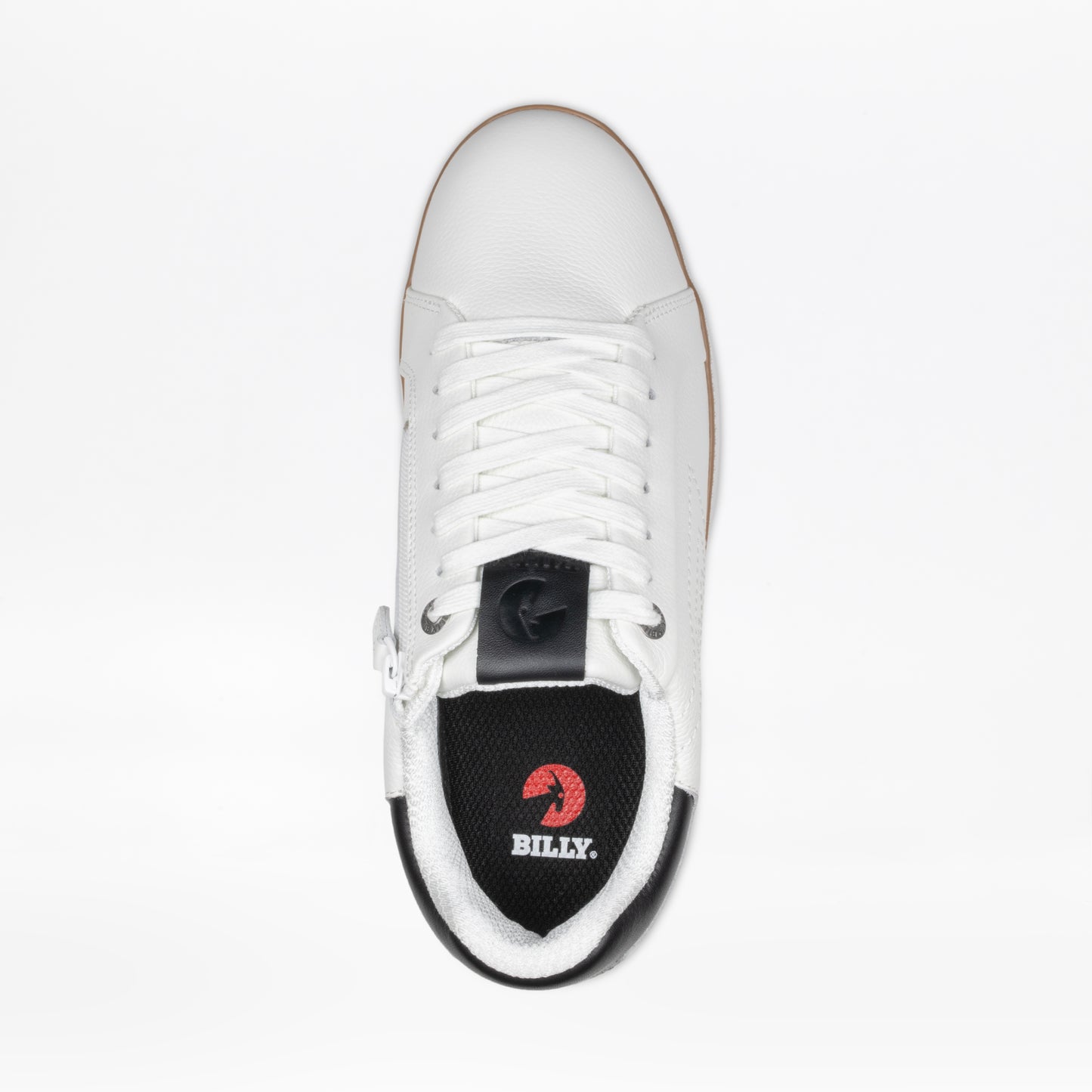 Men's White Leather BILLY Comfort Luxe